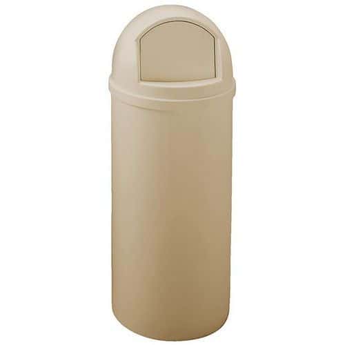 Afvalbak Marshall Dome - 57 l - beige - Rubbermaid