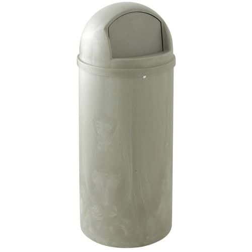 Afvalbak Marshall Dome - 95 l - beige - Rubbermaid