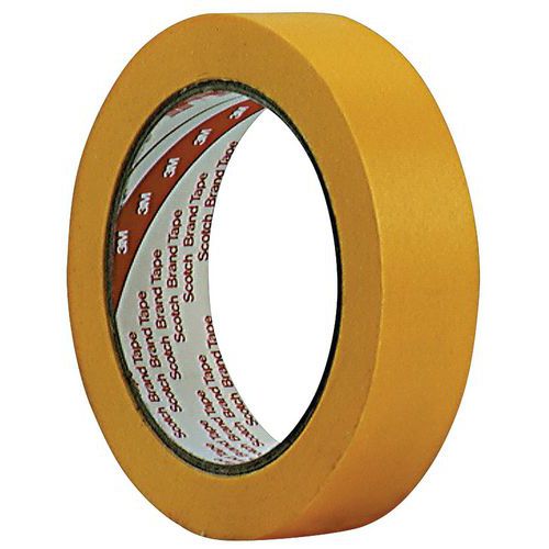 Maskeertape glad papier 244 - geel - 50 m - 3M™