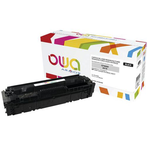 Toner refurbished HP 201X Zwart - OWA