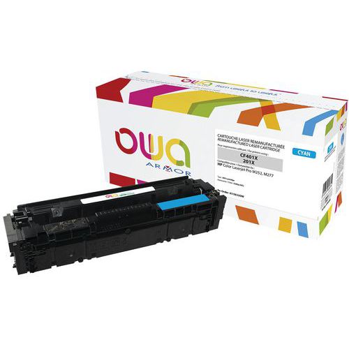 Toner refurbished HP 201X Cyaan - OWA