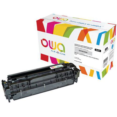 Toner refurbished HP 305A Zwart - OWA