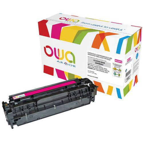 Toner refurbished HP 304A Magenta - OWA