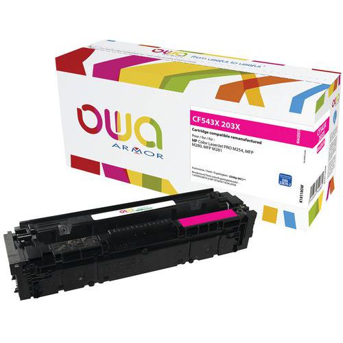 Toner refurbished HP 203X Magenta - OWA