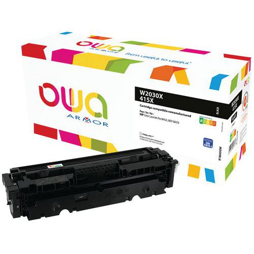 Toner refurbished HP 415X Zwart - OWA