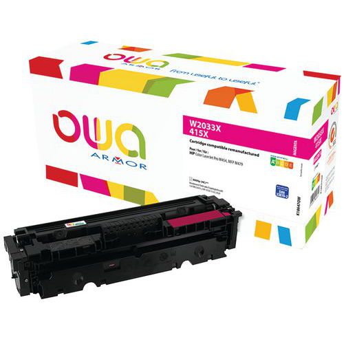 Toner refurbished HP 415X Magenta - OWA