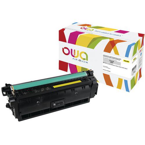 Toner refurbished HP 508X Geel - OWA