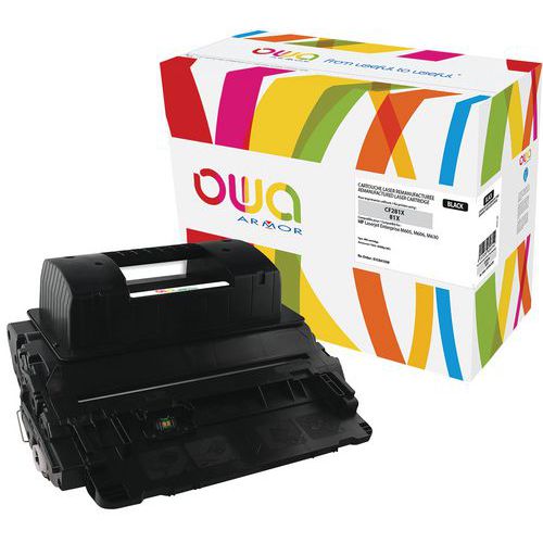 Toner refurbished HP 81X Zwart - OWA