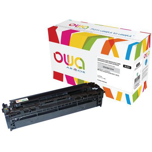 Toner refurbished HP 131A Zwart - OWA