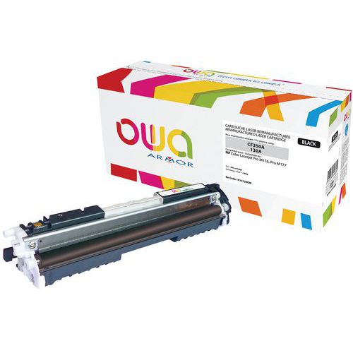 Toner refurbished HP 130A Zwart - OWA