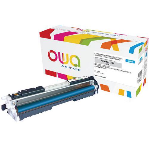 Toner refurbished HP 126A Cyaan - OWA