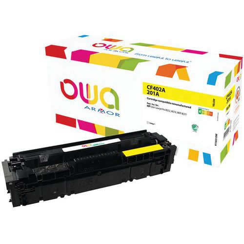 Toner refurbished HP 201A Geel - OWA