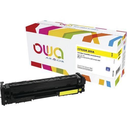 Toner refurbished HP 205A Geel - OWA