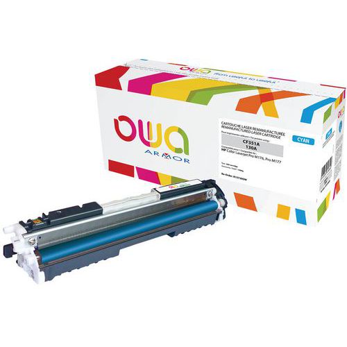 Toner refurbished HP 130A Cyaan - OWA