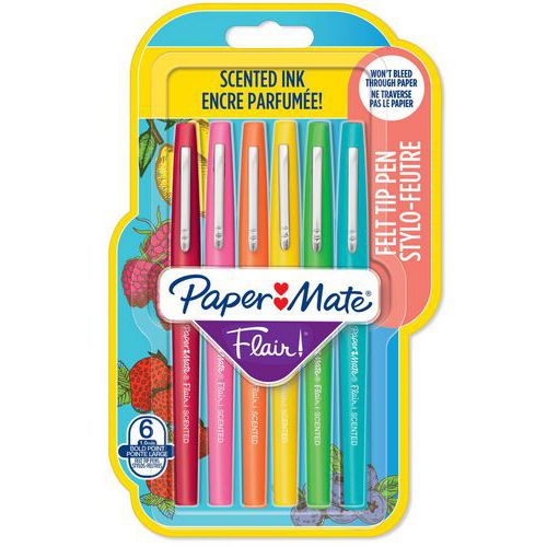 Schrijfstift Paper Mate Flair Scented geparfumeerd assorti - Papermate