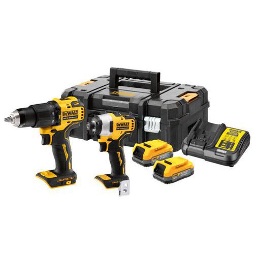 2-delige gereedschapsset XR 18V 1.7Ah POWERSTACK - Dewalt