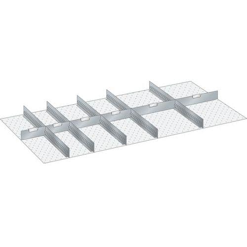 Set-indelingsmateriaal 78x36E (bxdxh) 1326x612x100 mm - Lista