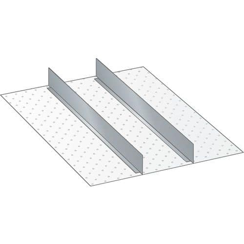 Set-indelingsmateriaal 18x36E (bxdxh) 306x612x100 mm - lista