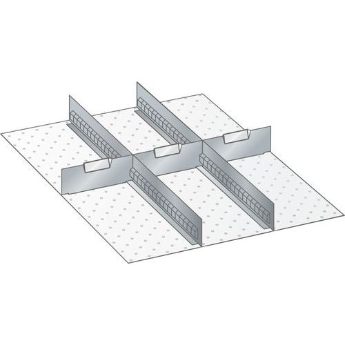 Set-indelingsmateriaal 27x36E (bxdxh) 459x612x75 mm - Lista