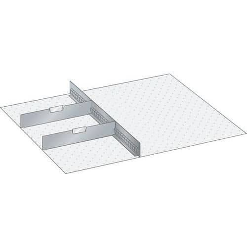 Set-indelingsmateriaal 36x36E (bxdxh) 612x612x100 mm - lista