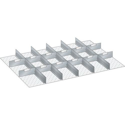 Set-indelingsmateriaal 54x36E (bxdxh) 918x612x300 mm - Lista