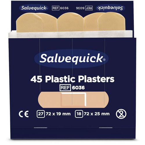 Navulling 270 pleisters van kunststof - Salvequick