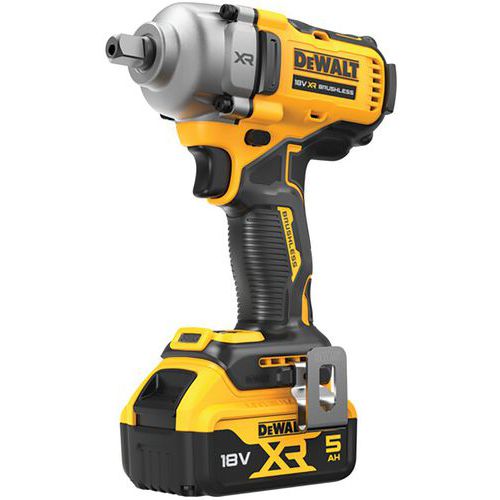 Compacte slagmoeraanzetter 1/2'' XR 18V 5Ah - Dewalt