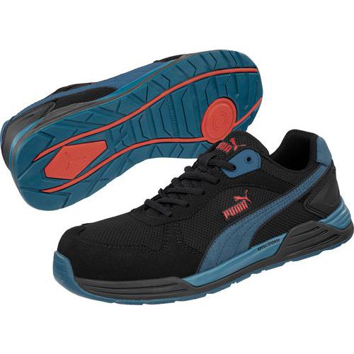 Veiligheidsschoen FRONTSIDE BLACK/BLUE LOW S1P ESD SRC - Puma