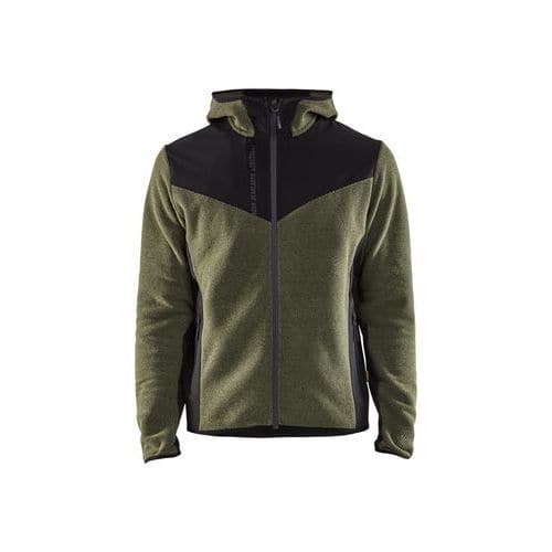 Gebreid jack met softshell - Blåkläder