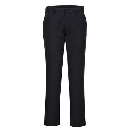 Dames Stretch Slim Chino Broek S235 zwart - Portwest