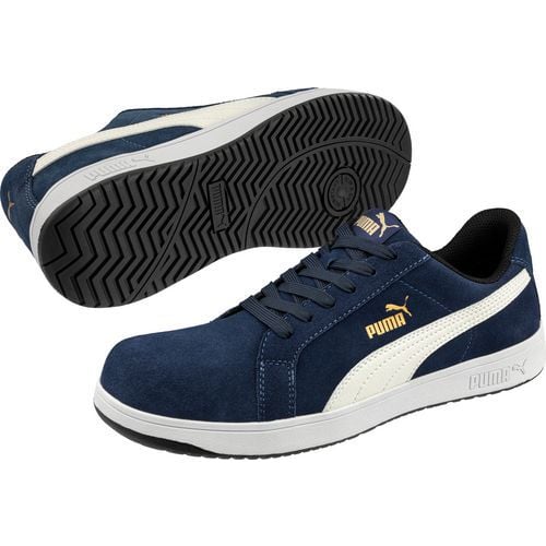 Veiligheidsschoen ICONIC SUEDE LOW NAVY S1PL ESD FO SR - Puma