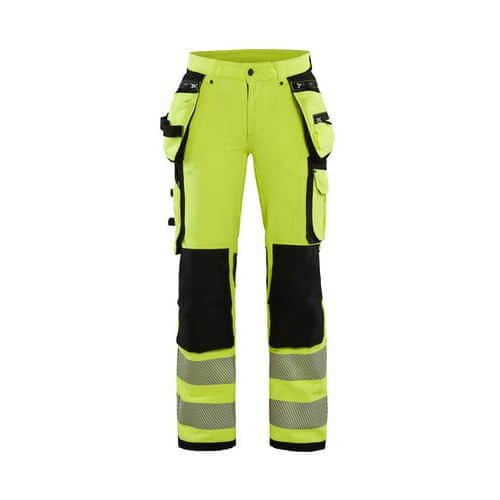 Dames High Vis 4-weg stretch werkbroek - Blåkläder