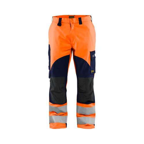 Multinorm werkbroek inherent Marineblauw/Oranje - Blåkläder