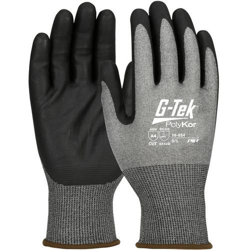 Snijbestendige handschoenen G-TEK® POLYKOR® tactiel nitrilcoating - PIP