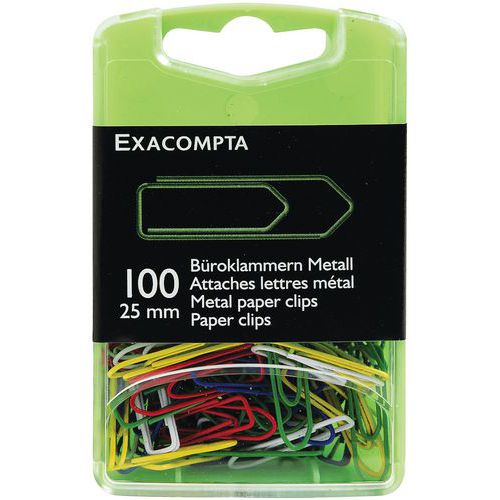 Paperclips - 100 stuks - Exacompta