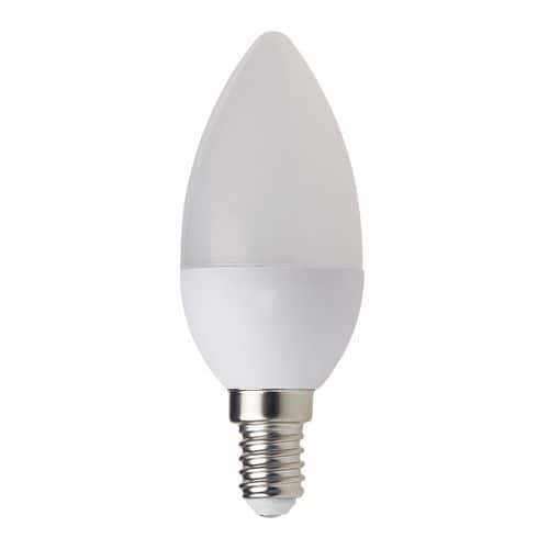 LED-lamp SMD kaarsvorm C37 6 W fitting E14 - VELAMP