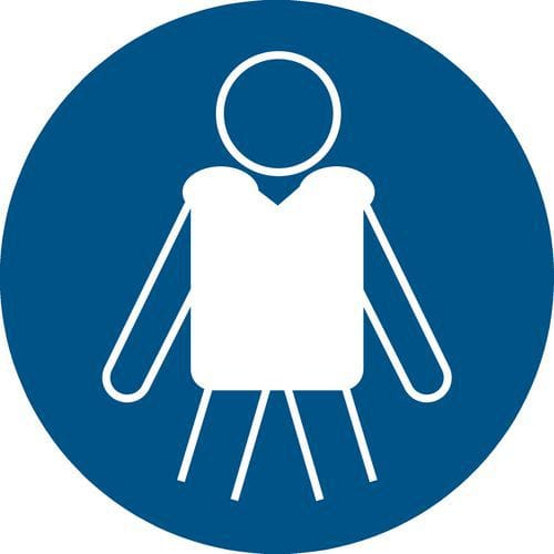 Pictogram Gebruik zwemvest verplicht