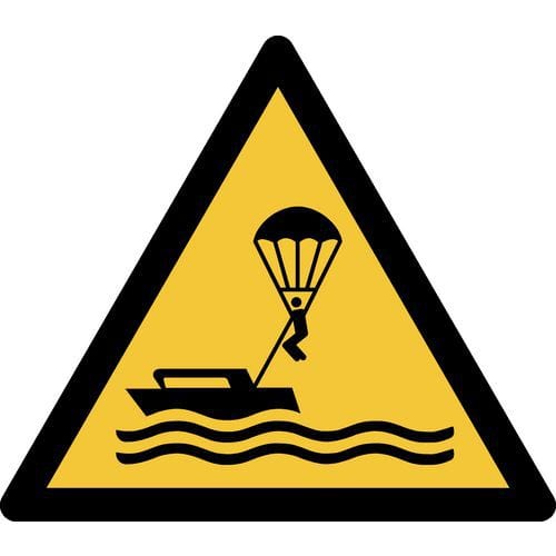 Pictogram Waarschuwing: parasailing