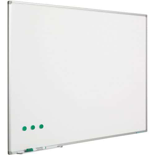 Whiteboard, wit emaille, Softline - alu-profiel - Smit Visual