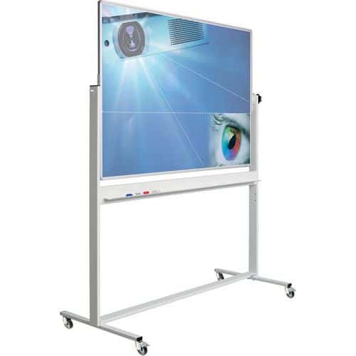 Kantelbord, combi projectie-/ emailstaal - Smit Visual