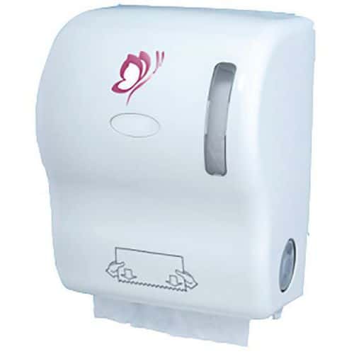 Handdoekdispenser Autocut - wit - Manutan