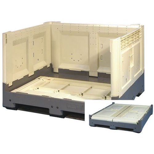 Stapelbare en opklapbare palletkist Plibox - 565 & 720 l