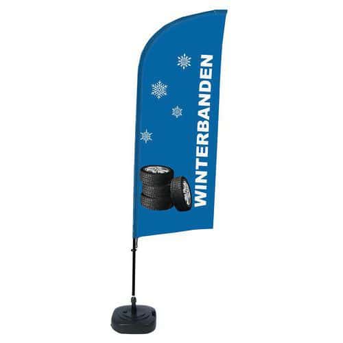 Beach Flag Alu Wind Complete Set Winterbanden