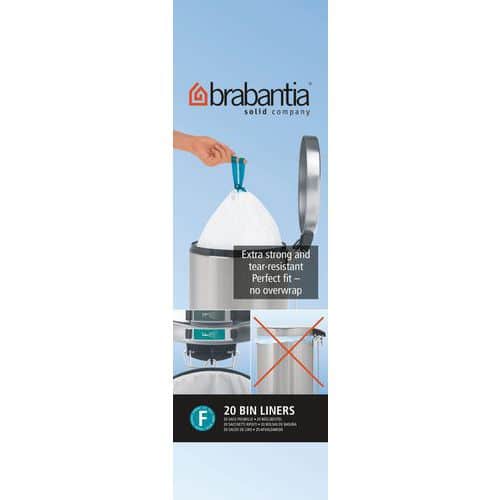 Afvalzak 20 liter hoog model met trekbandsluiting (F) - Brabantia