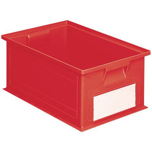 Stapelbare bak - rood - lengte 200 tot 630 mm - 3,6 tot 85 l