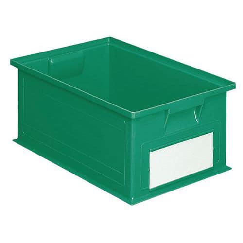 Stapelbare bak - groen - lengte 200 tot 630 mm - 3,6 tot 85 l