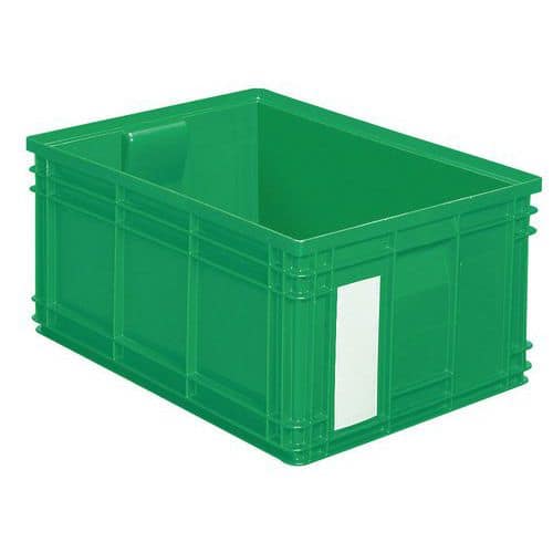 Stapelbare bak - groen - lengte 200 tot 630 mm - 3,6 tot 85 l