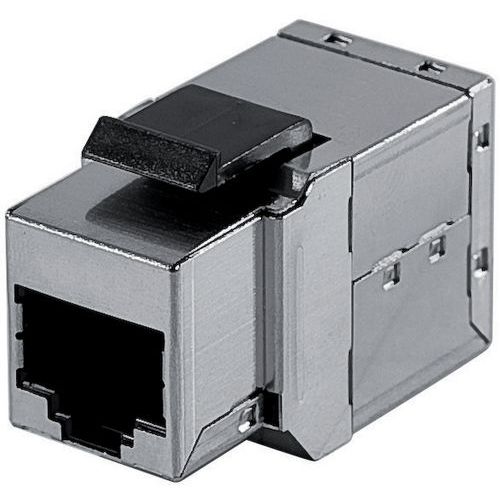 RJ45 adapter, vrouwelijk, afgeschermd