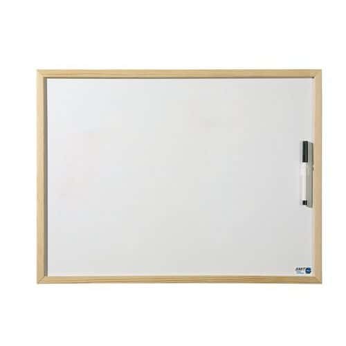 Whiteboard met houten profiel
