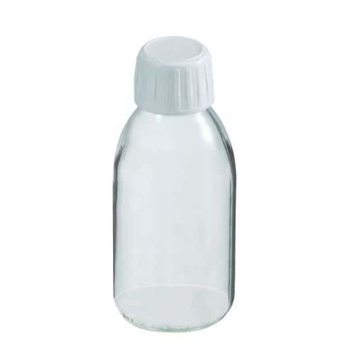 Fles van glas met beveiligde dop - 30 tot 250 ml